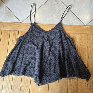 American eagle used tank top black size small